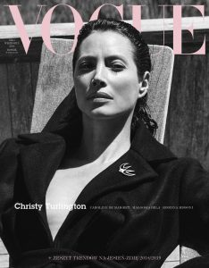 Christy Turlington covers Vogue Poland September 2018 by Chris Colls