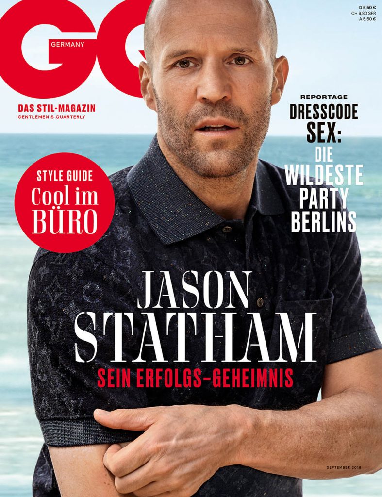 Jason Statham covers GQ Germany and GQ Spain September 2018 by Daniel Smith