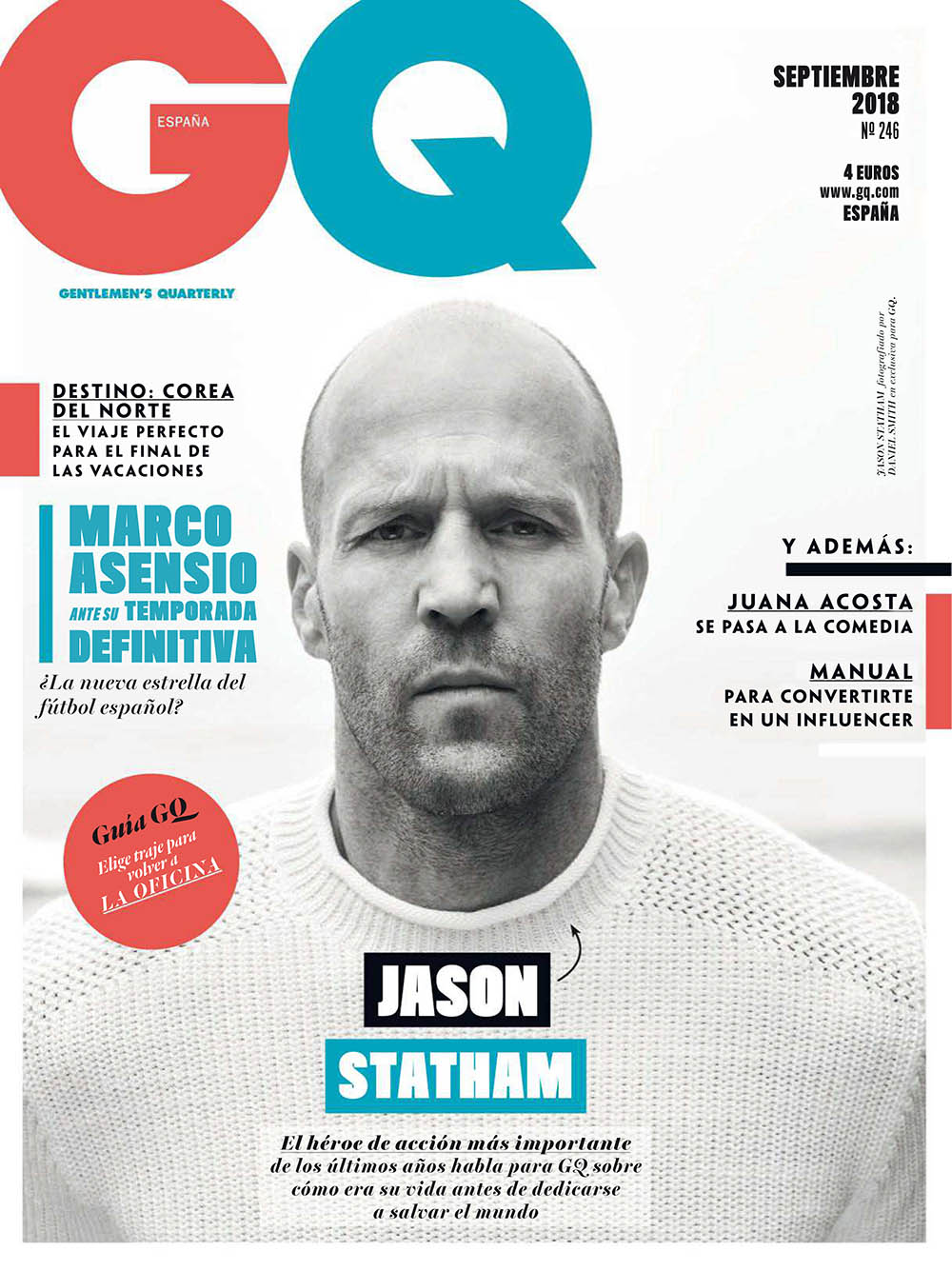 Jason Statham covers GQ Germany and GQ Spain September 2018 by Daniel Smith