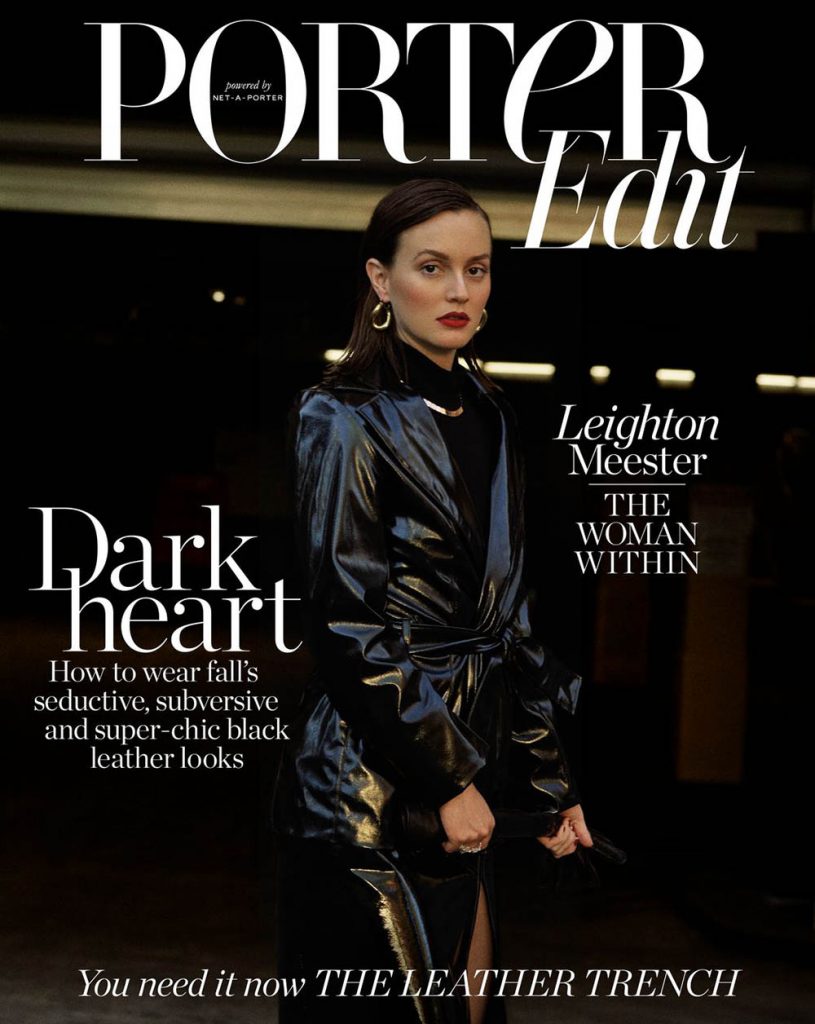Leighton Meester covers Porter Edit September 21st, 2018 by Matthew Sprout