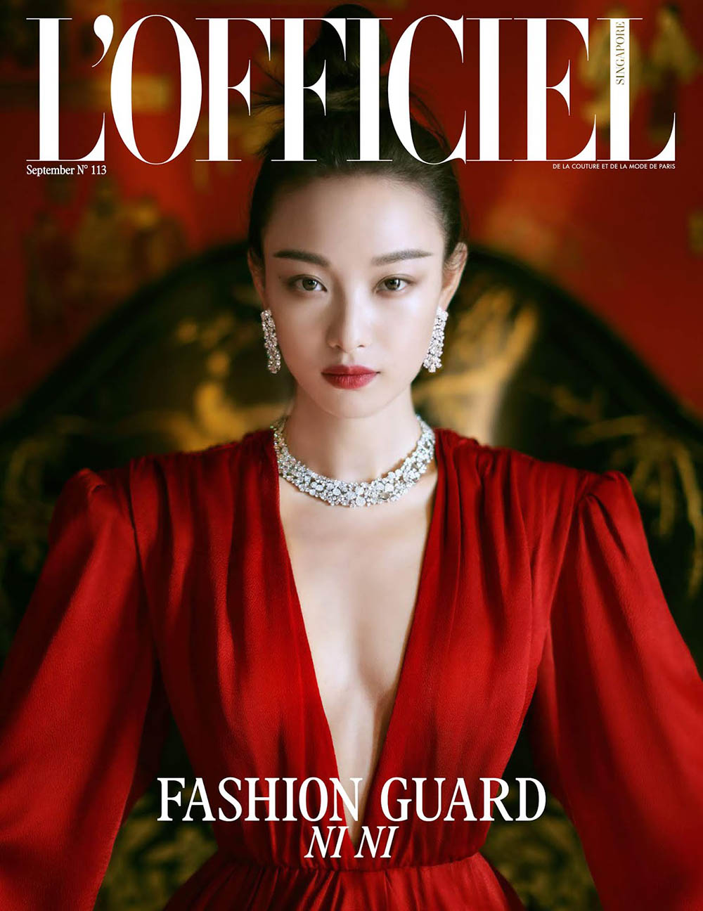 Ni Ni covers L’Officiel Singapore September 2018 by Chen Man