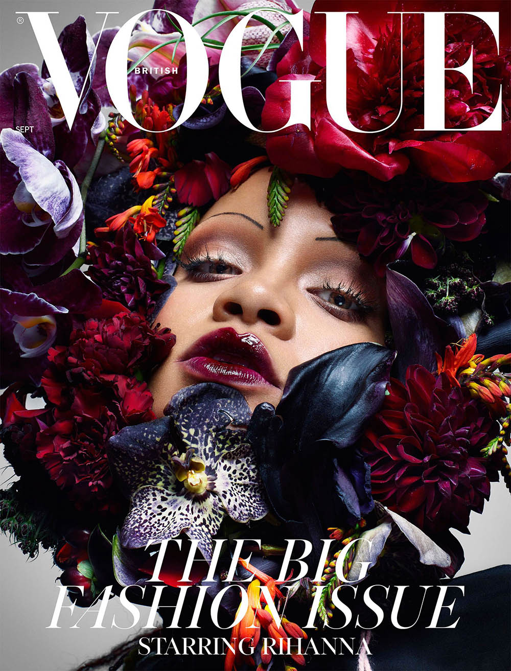 Rihanna covers British Vogue September 2018 by Nick Knight
