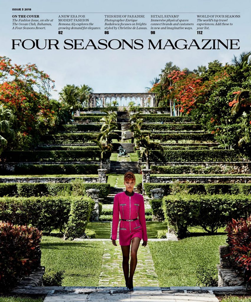Alicia Herbeth covers Four Seasons Magazine Issue 3 2018 by Enrique Badulescu