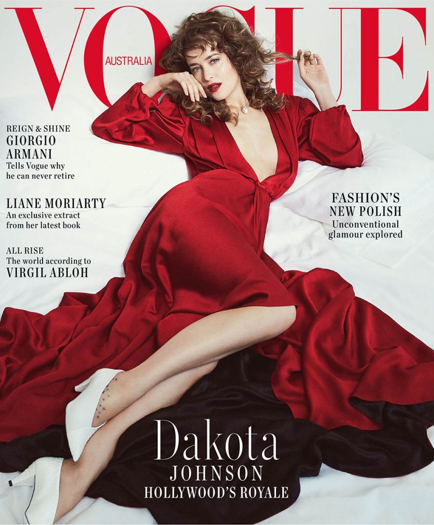 Dakota Johnson covers Vogue Australia October 2018 by Emma Summerton