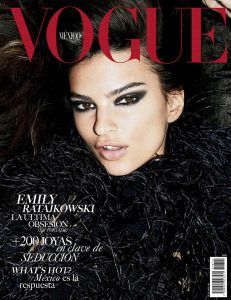 Emily Ratajkowski covers Vogue Mexico & Latin America October 2018 by Carin Backoff