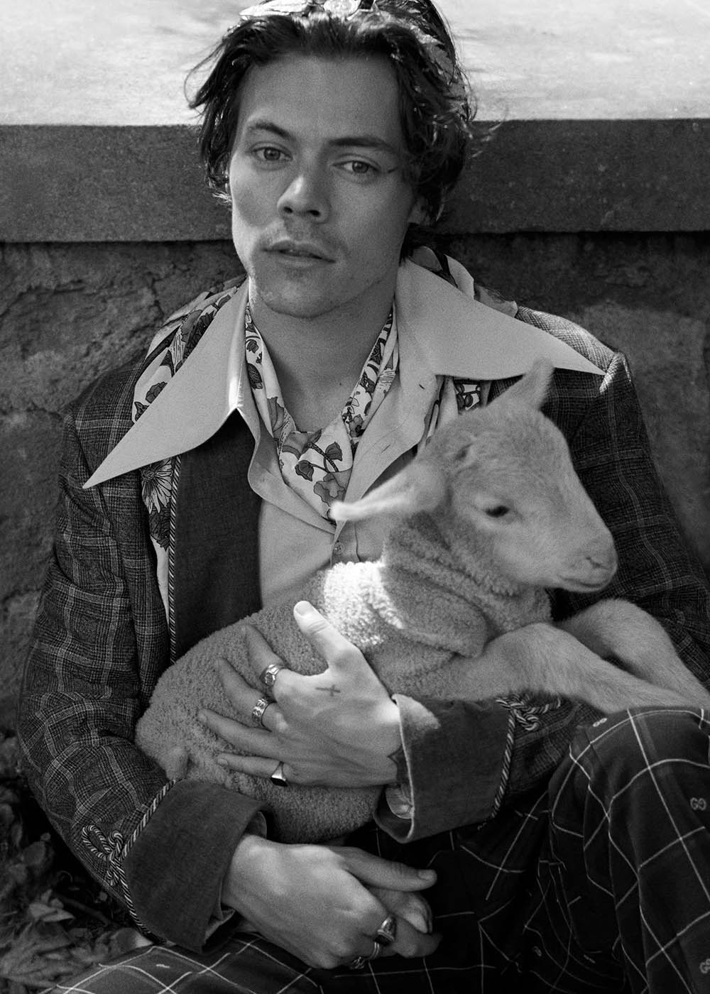 Gucci Cruise 2019 Men’s Tailoring Campaign with Harry Styles