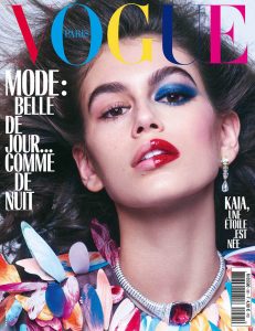 Kaia Gerber covers Vogue Paris October 2018 by Mikael Jansson