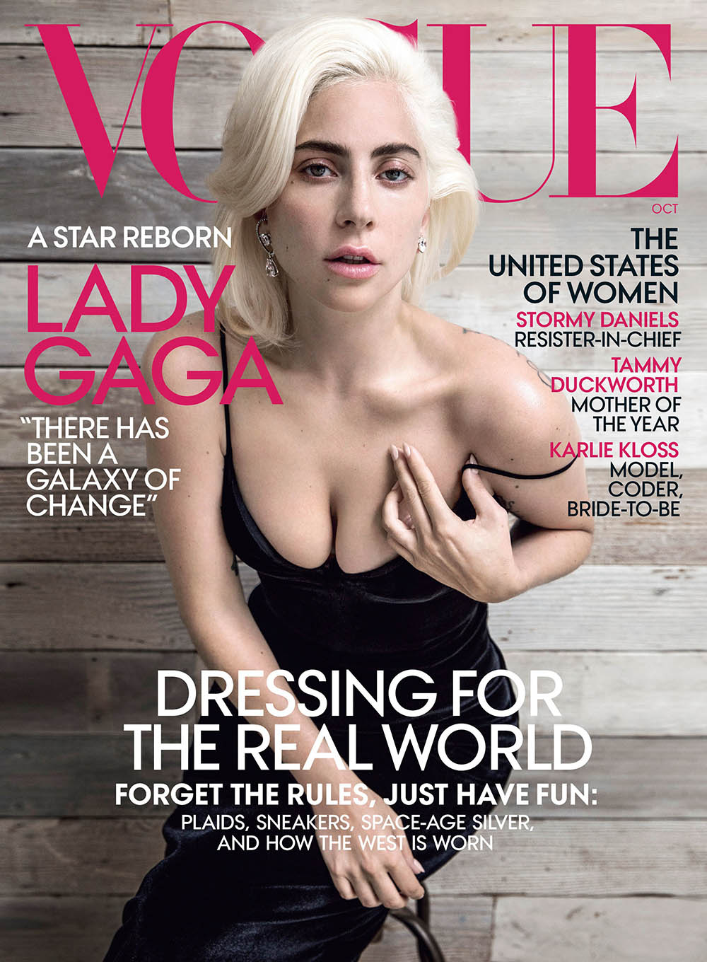 Lady Gaga covers Vogue US October 2018 by Inez and Vinoodh