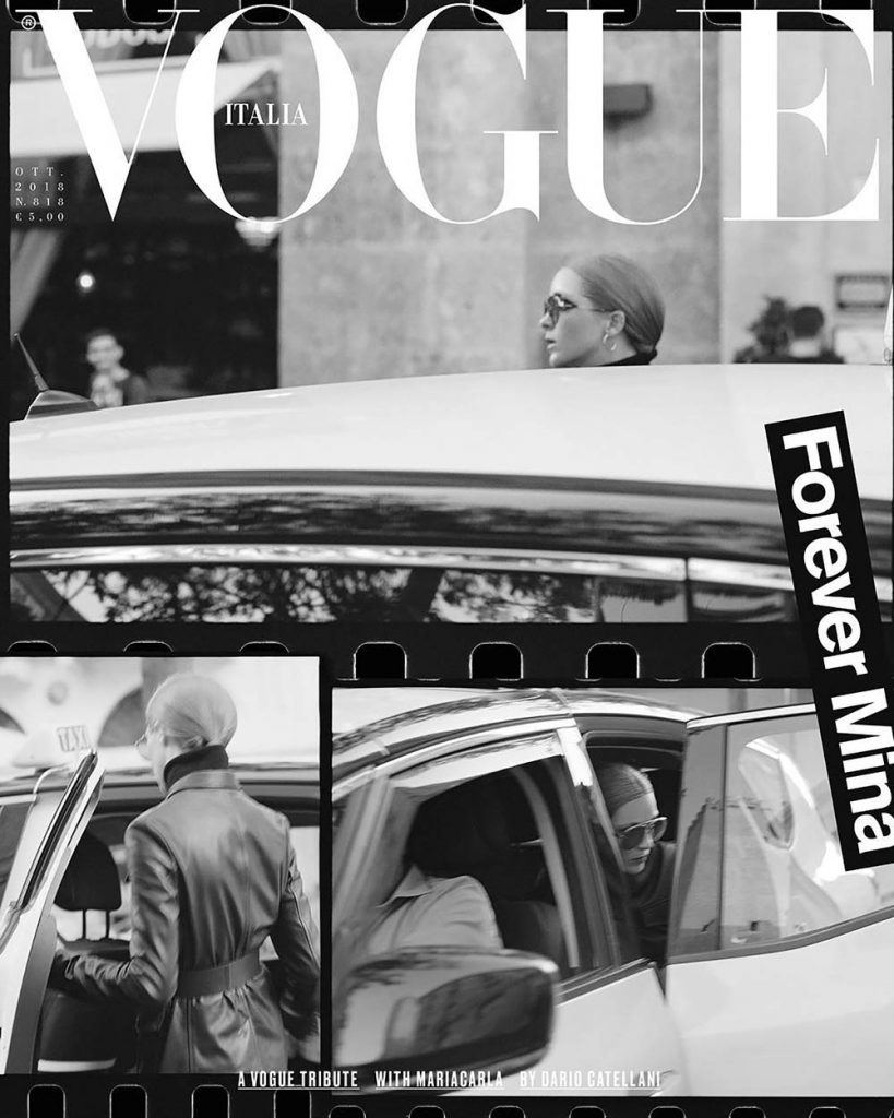 Mariacarla Boscono covers Vogue Italia October 2018 by Dario Catellani