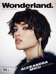Alexandra Micu covers Wonderland Magazine Autumn 2018 by Adam Whitehead