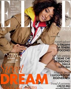 Jourdan Dunn covers Elle Italia November 2018 by Victor Demarchelier