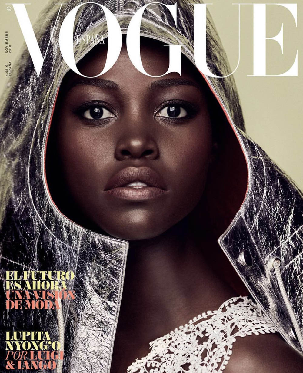 Lupita Nyong’o covers Vogue Spain November 2018 by Luigi & Iango