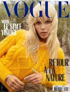 Natasha Poly covers Vogue Paris November 2018 by Inez and Vinoodh