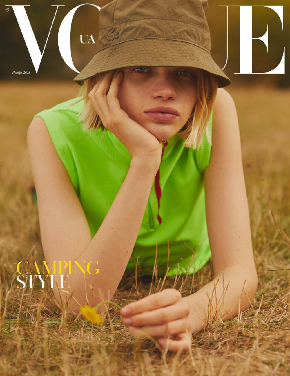 Stella Lucia covers Vogue Ukraine November 2018 by Leon Mark