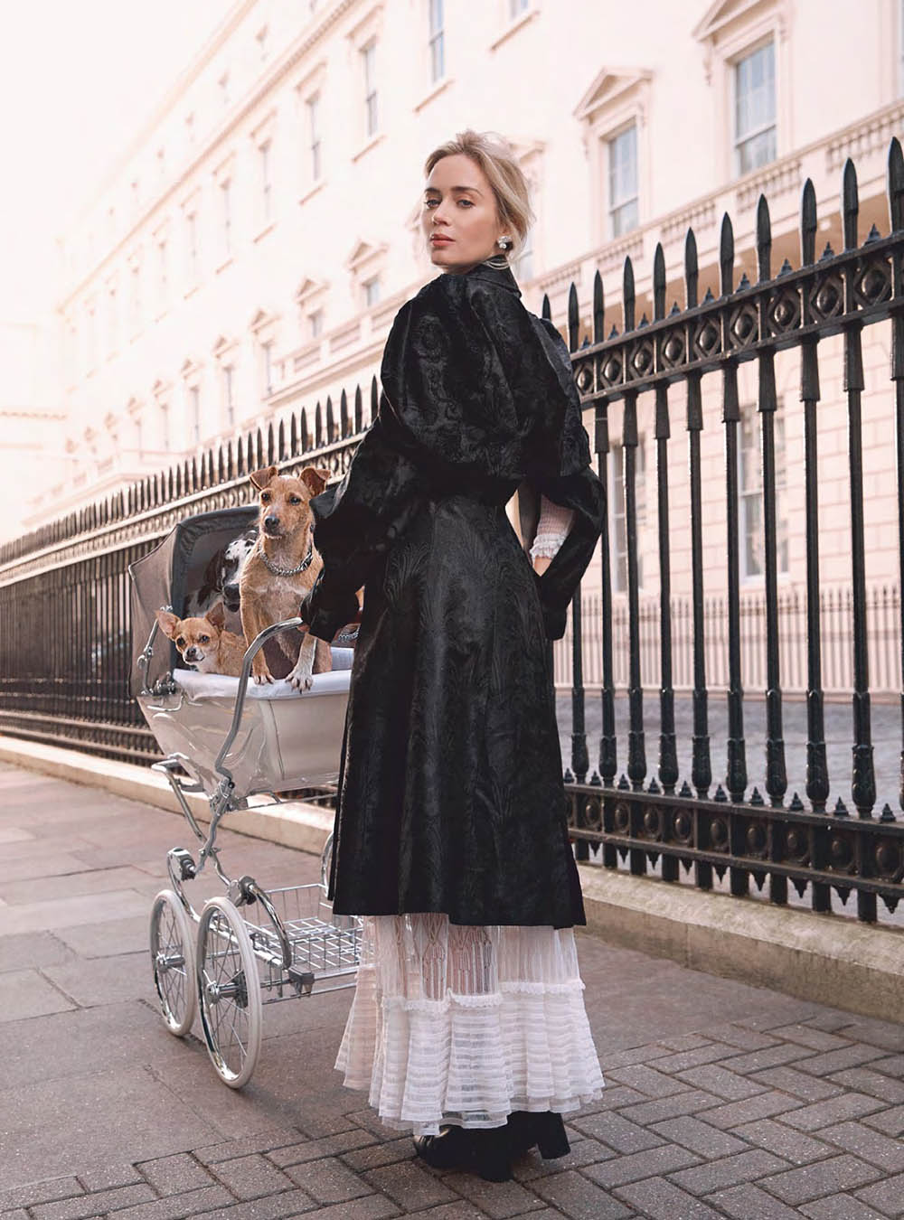 Emily Blunt covers Harper’s Bazaar UK January 2019 by Richard Phibbs