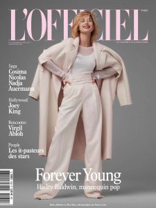 Hailey Baldwin covers L’Officiel Paris December 2018 January 2019 by Danny Lowe