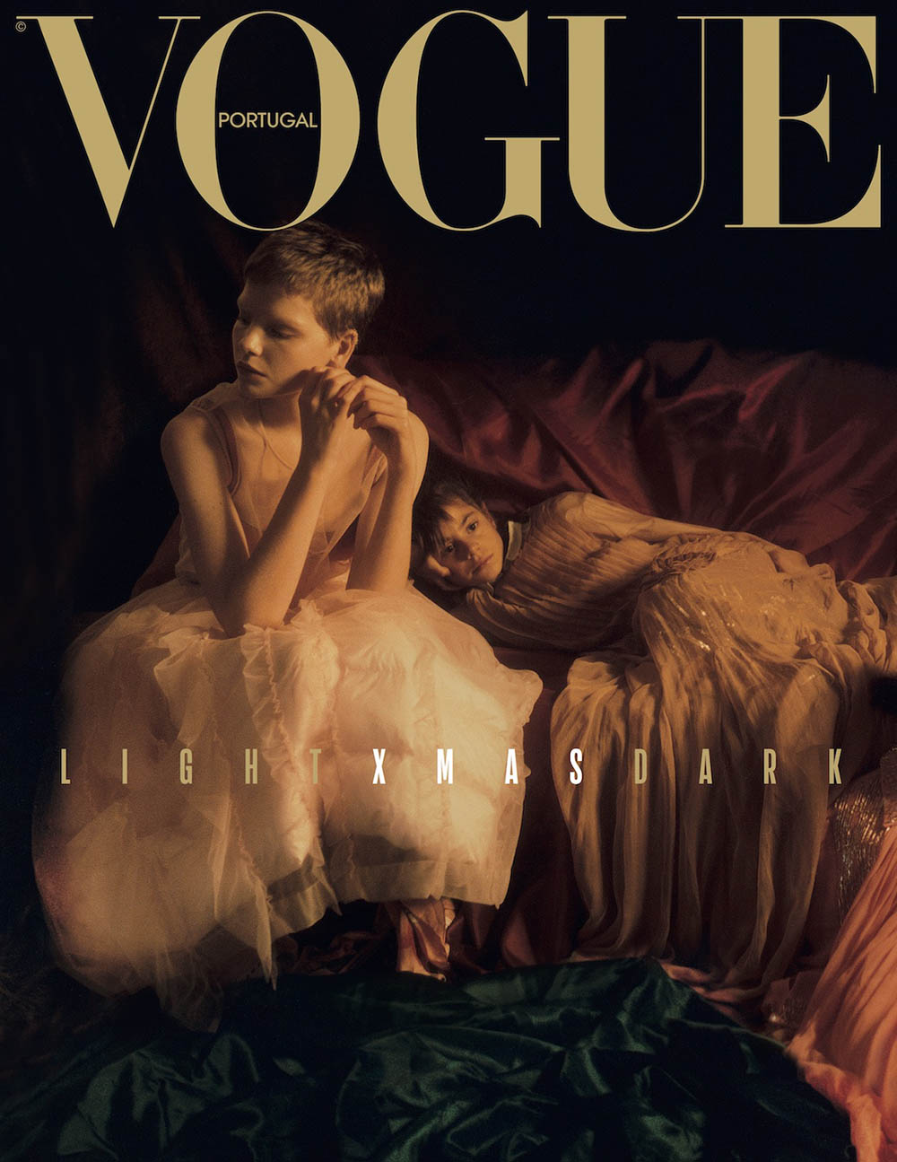 Minnie Wastie covers Vogue Portugal December 2018 by Elina Kechicheva