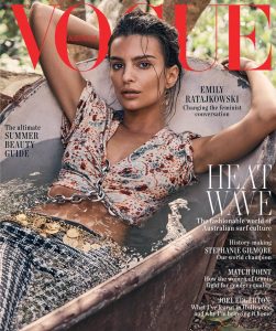 Emily Ratajkowski covers Vogue Australia January 2019 by Nicole Bentley