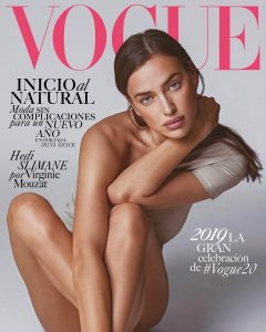 Irina Shayk covers Vogue Latin America January 2019 by An Le