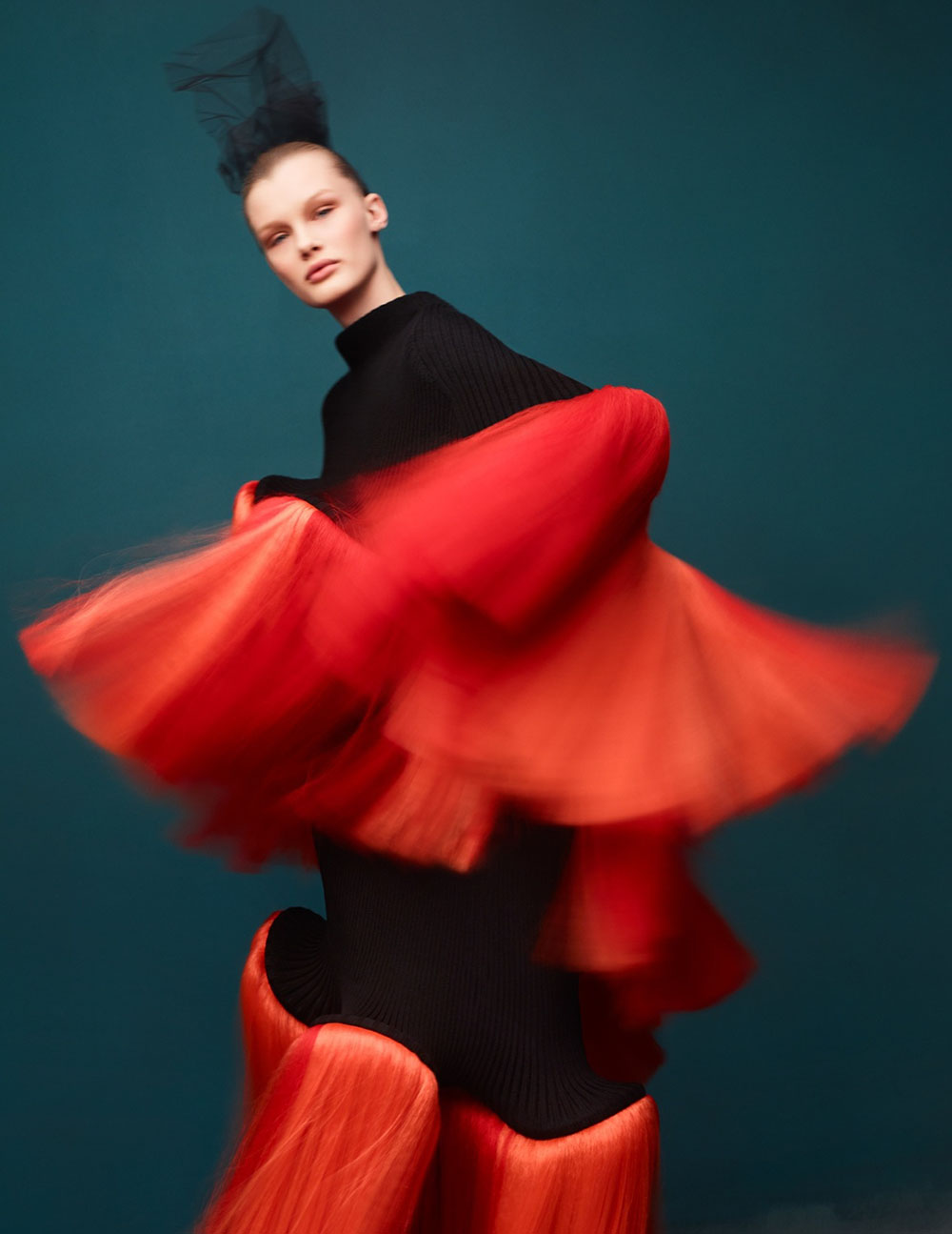 Kris Grikaite covers Vogue China January 2019 by Sølve Sundsbø