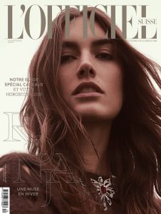 Ronja Furrer covers L’Officiel Switzerland Winter 2018 by Andreas Ortner