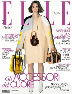 Laura Love covers Elle Italia February 8th, 2019 by Marcelo Krasilcic
