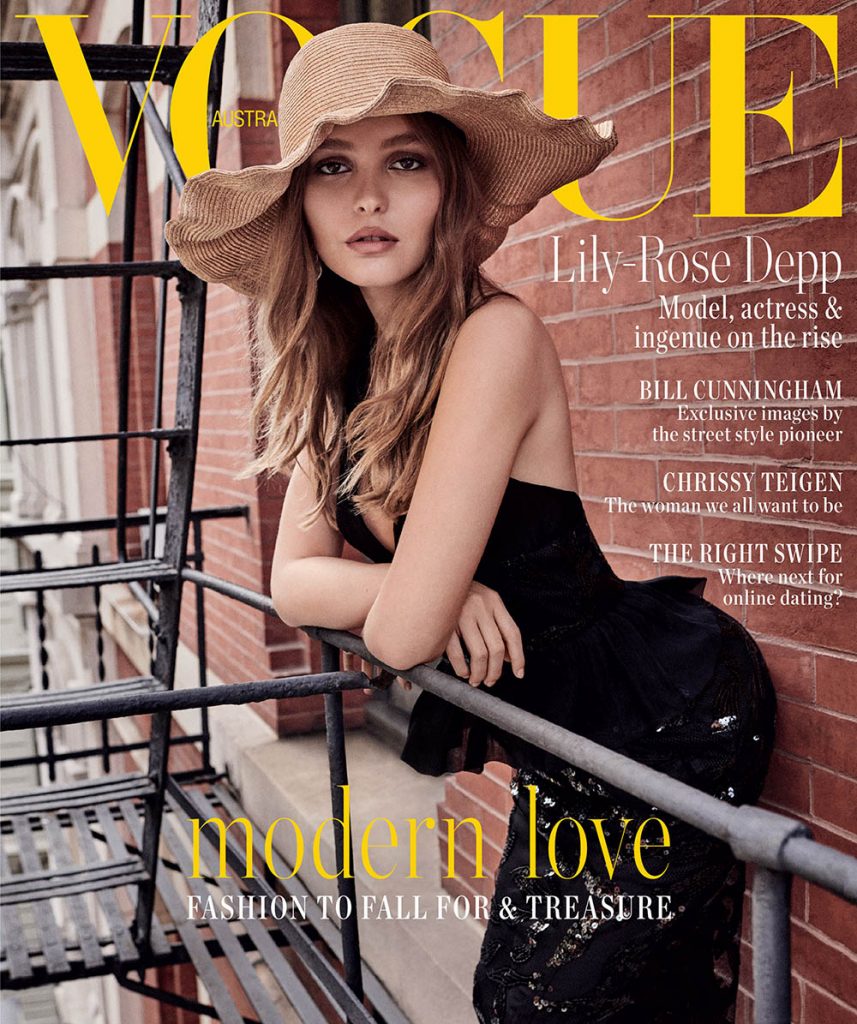 Lily-Rose Depp covers Vogue Australia February 2019 by Giampaolo Sgura