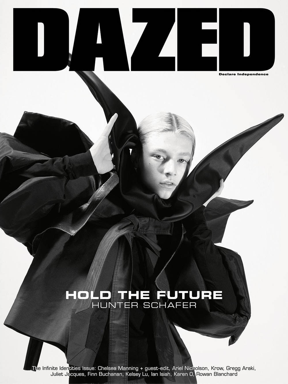 Hunter Schafer covers Dazed Magazine Spring 2019 by Mario Sorrenti