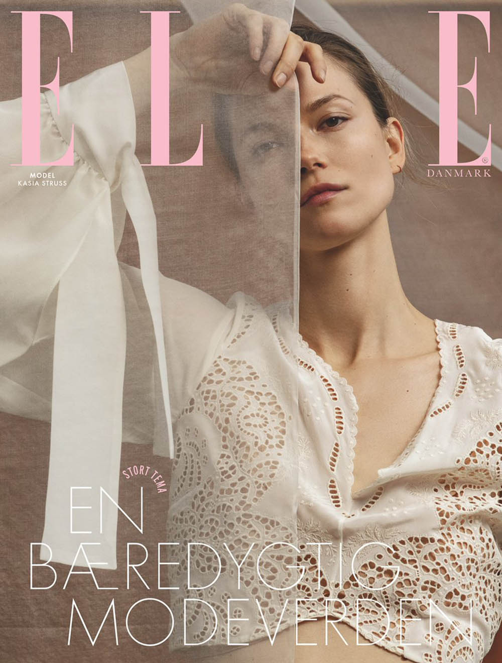 Kasia Struss covers Elle Denmark April 2019 by Marco van Rijt