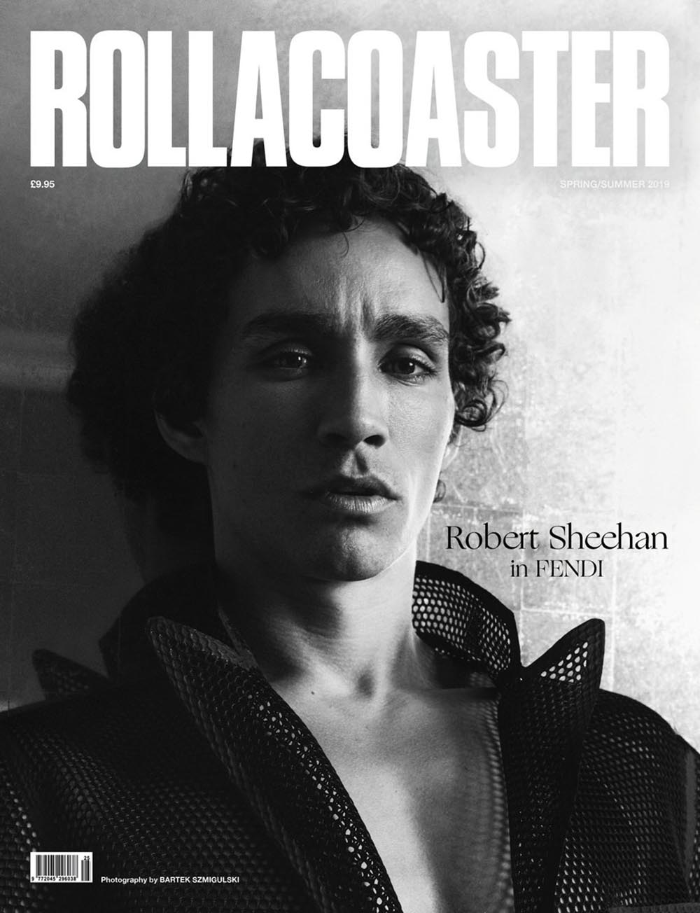 Robert Sheehan covers Rollacoaster Magazine Spring Summer 2019 by Bartek Szmigulski