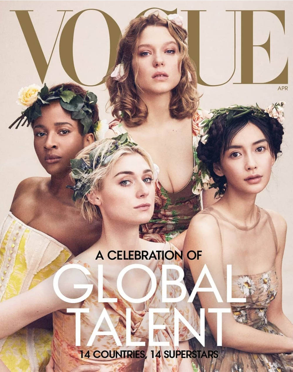 Vogue US April 2019 covers by Mikael Jansson