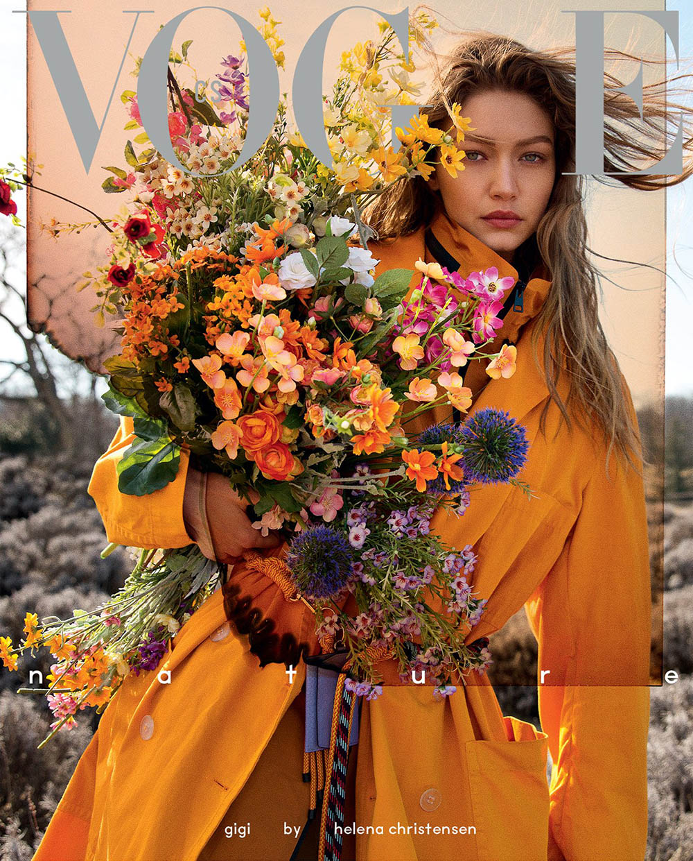 Gigi Hadid covers Vogue Czechoslovakia May 2019 by Helena Christensen