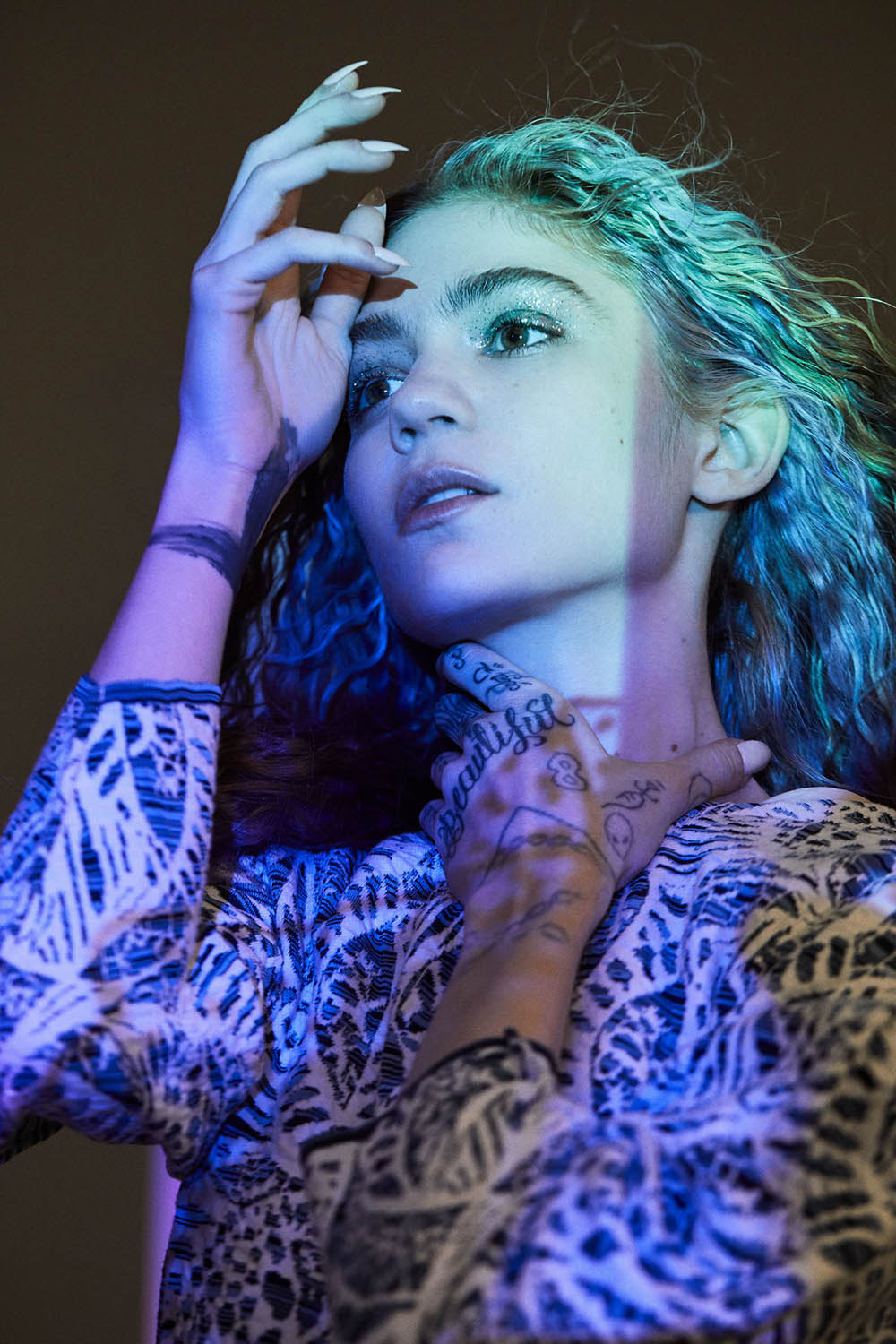 Grimes covers Flaunt Magazine Issue 165 by Zoey Grossman