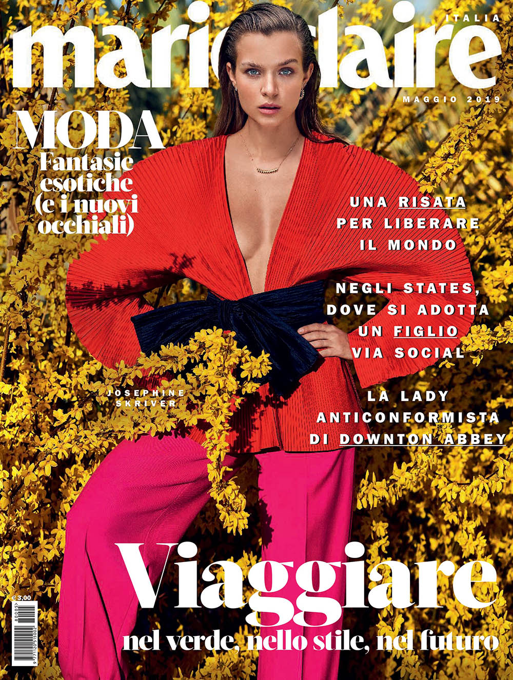 Josephine Skriver covers Marie Claire Italia May 2019 by Marcin Tyszka