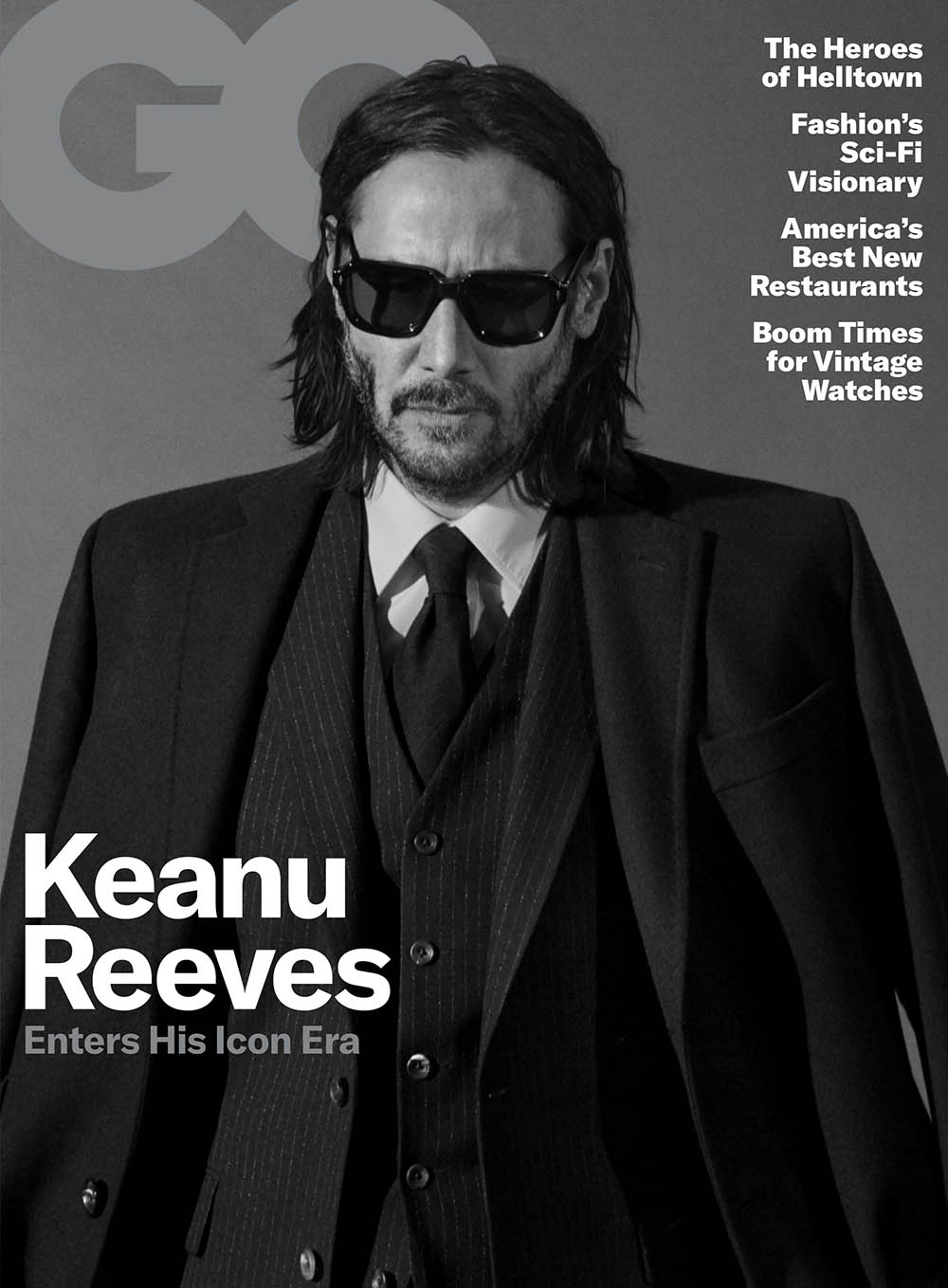 Keanu Reeves covers GQ USA May 2019 by Daniel Jackson