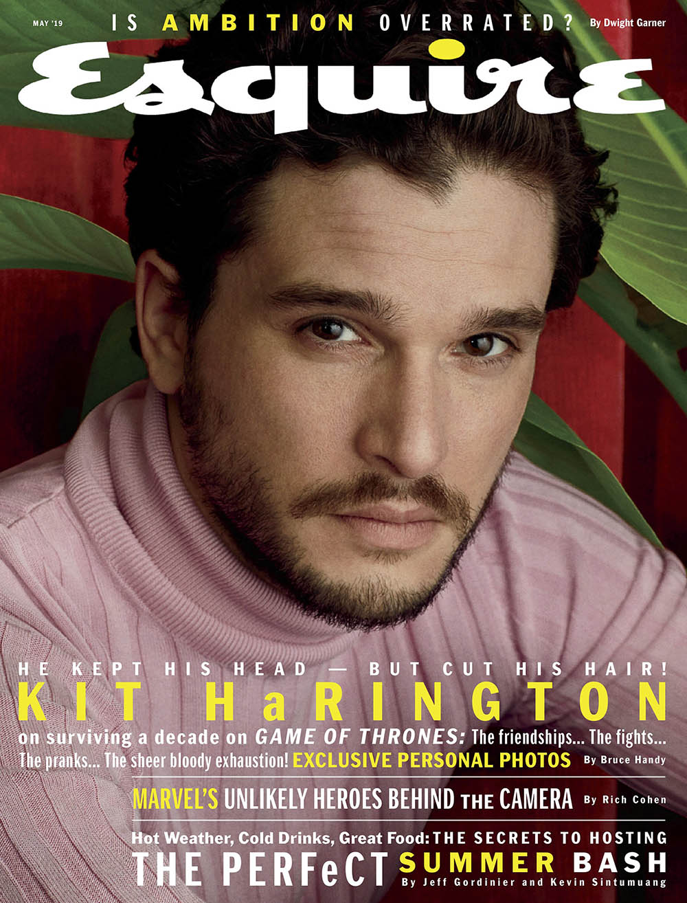 Kit Harington covers Esquire UK May 2019 by Alexi Lubomirski