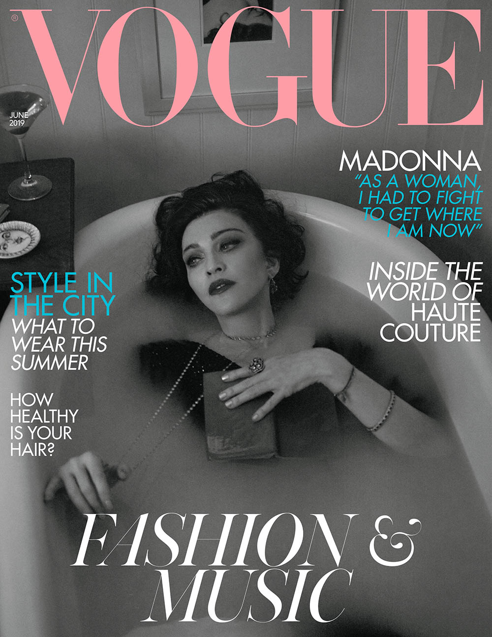 Madonna covers British Vogue June 2019 by Mert & Marcus