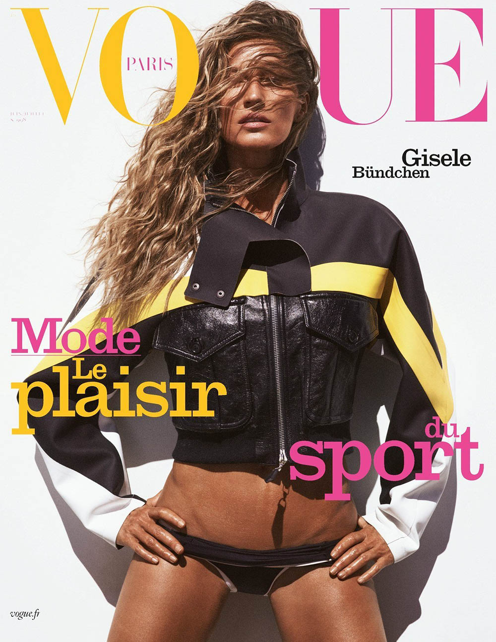 Gisele Bündchen covers Vogue Paris June July 2019 by Mikael Jansson
