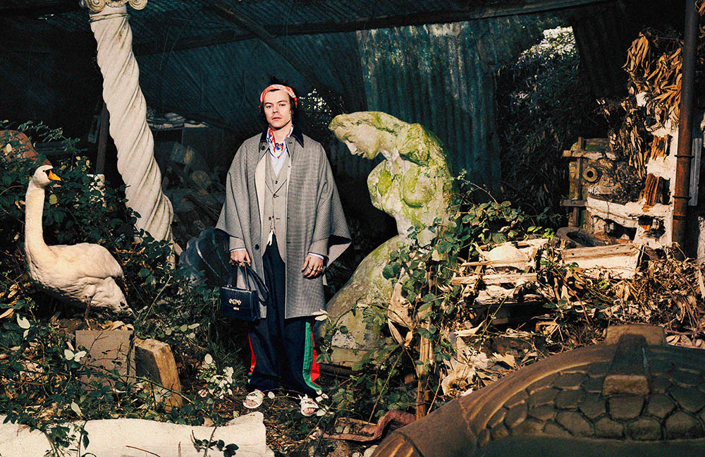 Gucci Pre-Fall 2019 Men’s Tailoring Campaign with Harry Styles