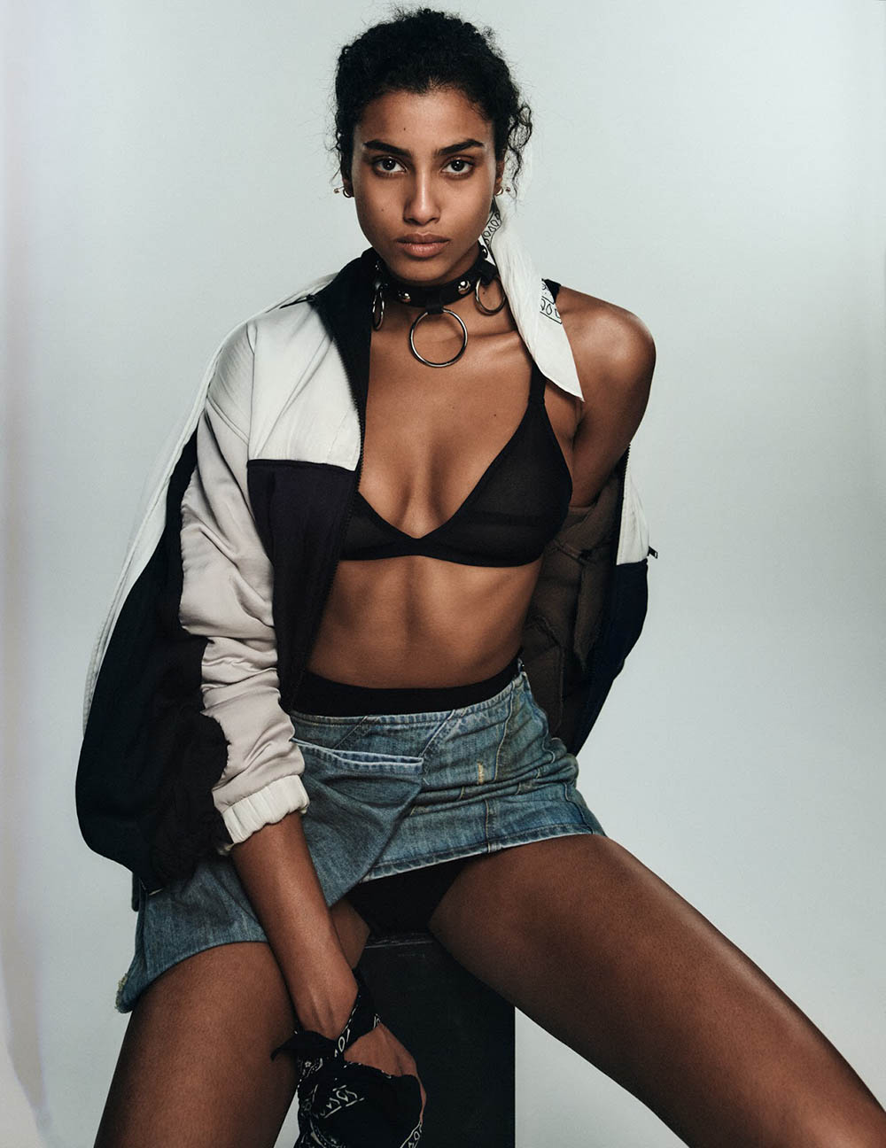Imaan Hammam covers Vogue Russia June 2019 by Chris Colls