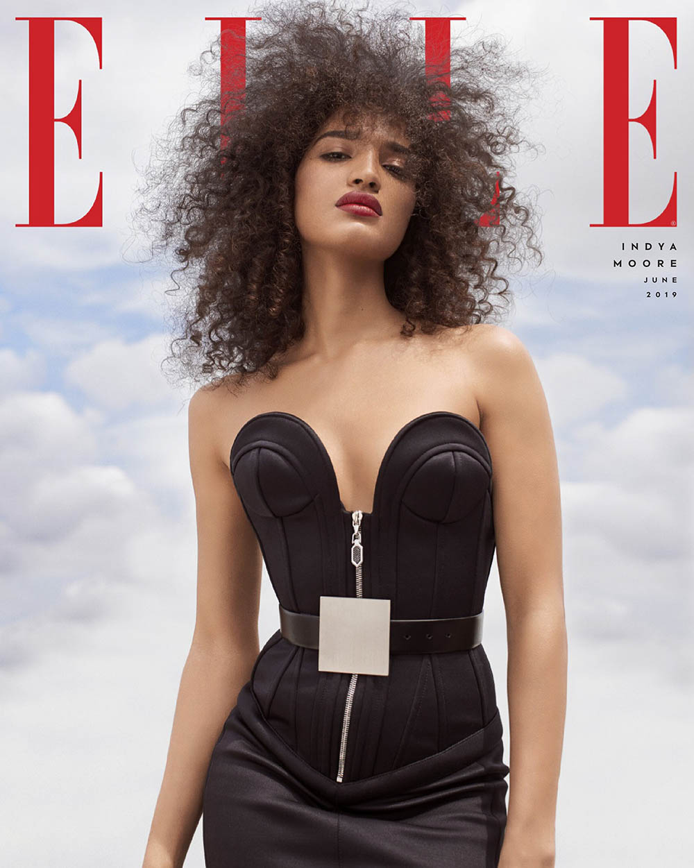 Indya Moore covers Elle US June 2019 by Zoey Grossman