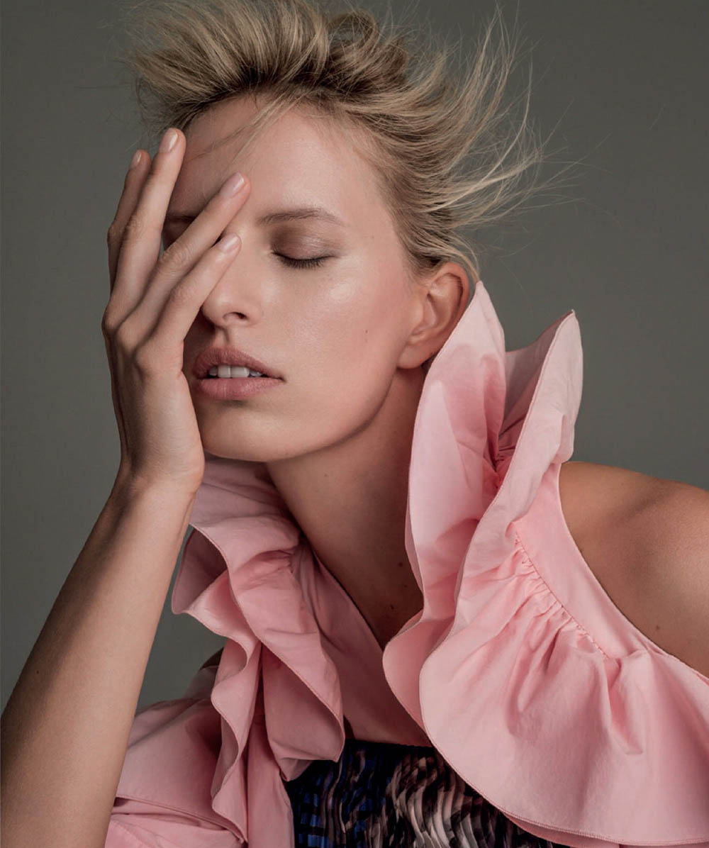 Karolina Kurkova covers Harper’s Bazaar Spain June 2019 by Juankr