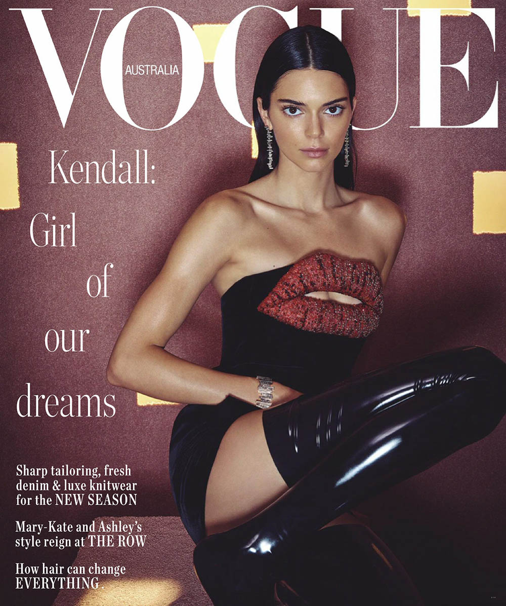 Kendall Jenner covers Vogue Australia June 2019 by Charles Dennington