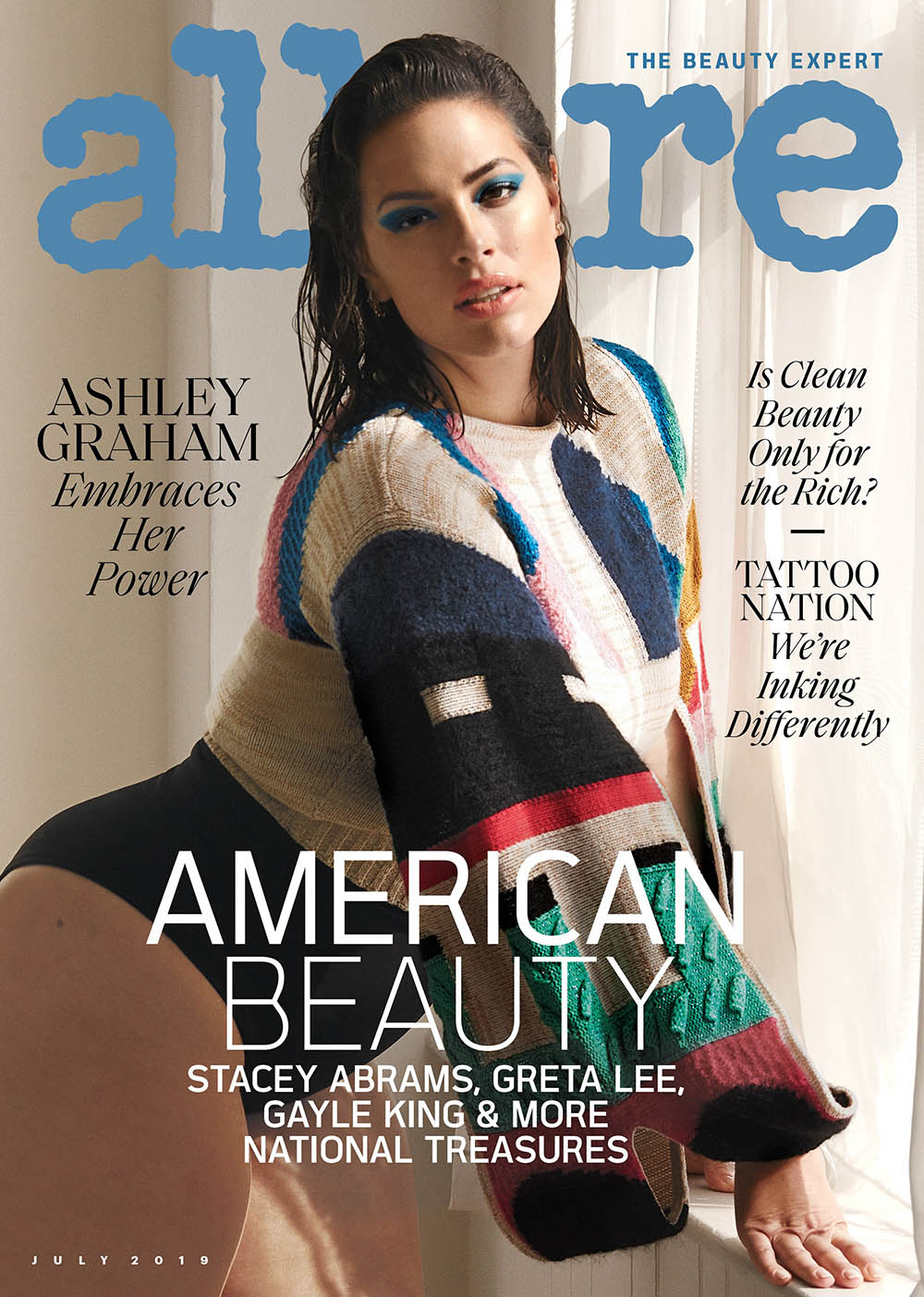 Ashley Graham covers Allure US July 2019 by Vanina Sorrenti