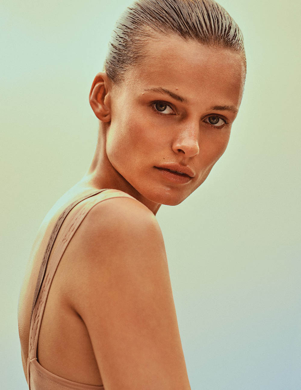 Edita Vilkeviciute covers Vogue Poland July August 2019 by Chris Colls