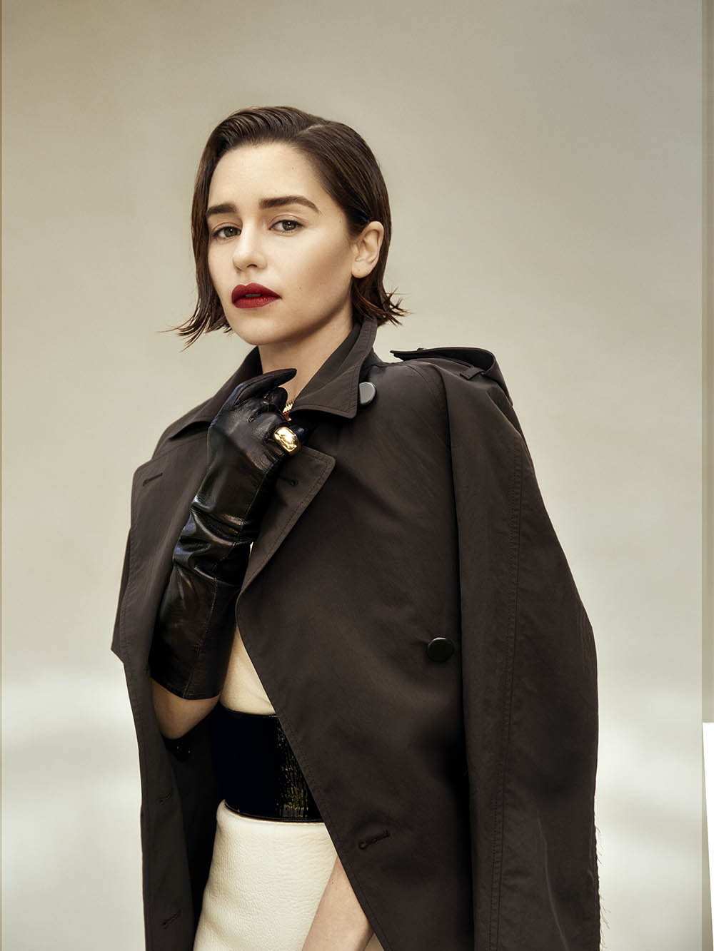 Emilia Clarke covers Flaunt Magazine Issue 166 by Olivia Malone