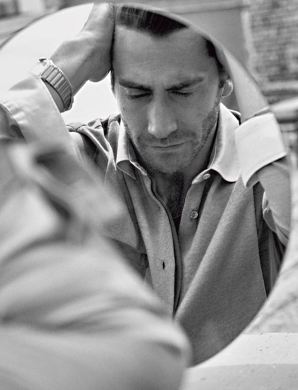 Jake Gyllenhaal covers L’Uomo Vogue July 2019 by Josh Olins