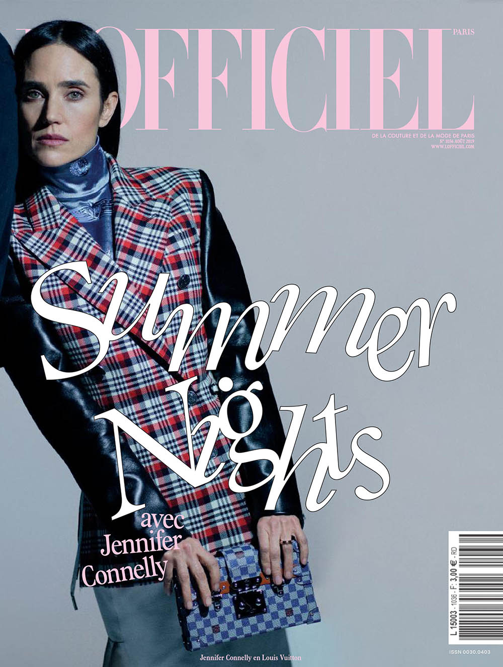 Jennifer Connelly covers L’Officiel Paris August 2019 by Marili Andre