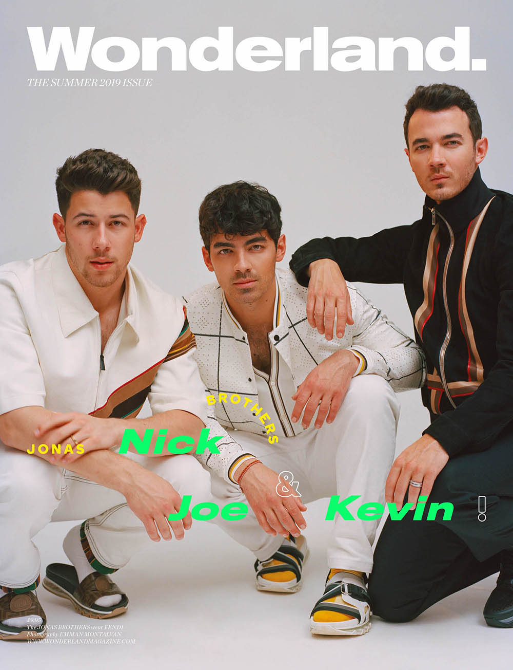 Jonas Brothers cover Wonderland Magazine Summer 2019 by Emman Montalvan