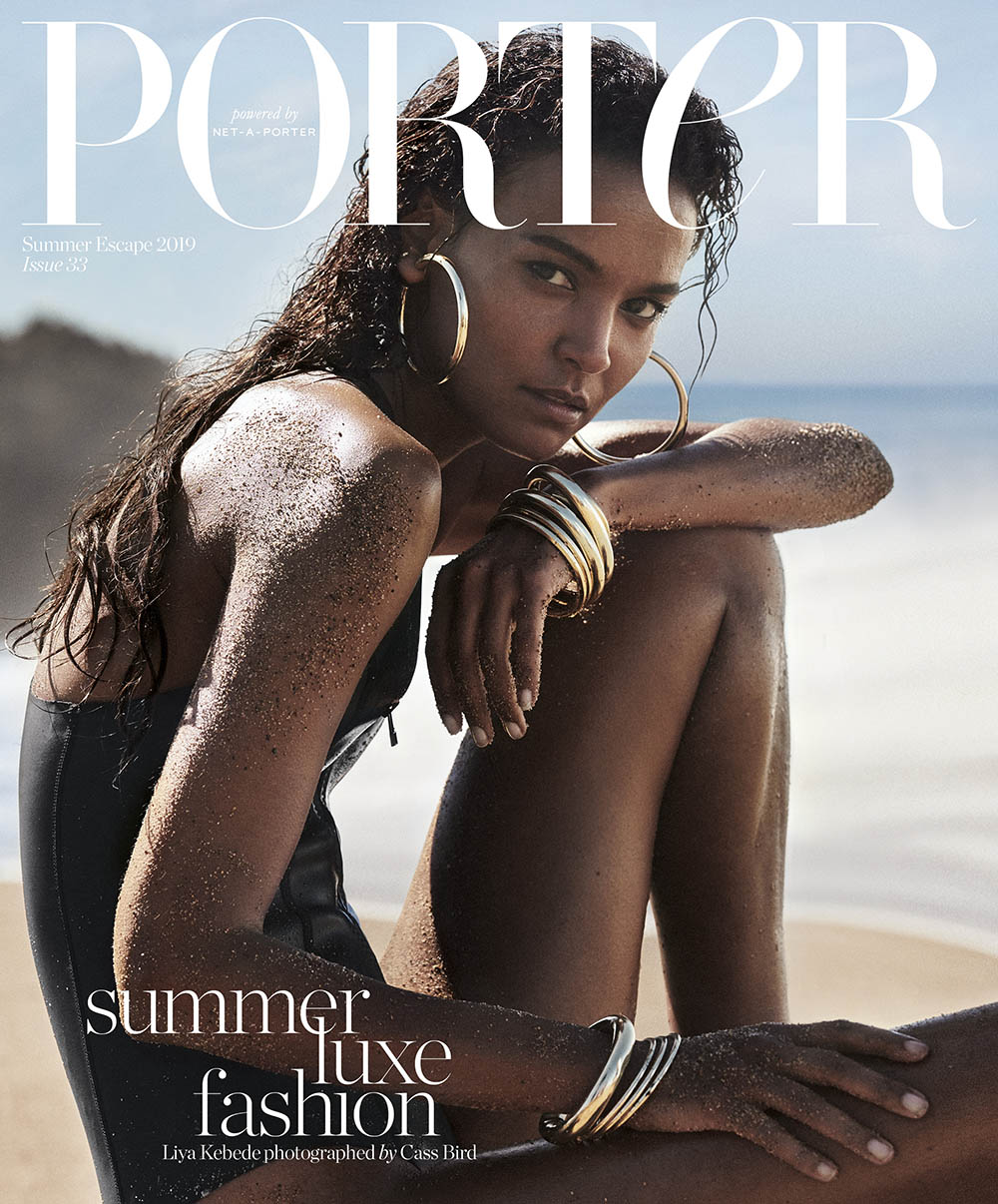 Liya Kebede covers Porter Magazine Summer Escape 2019 by Cass Bird
